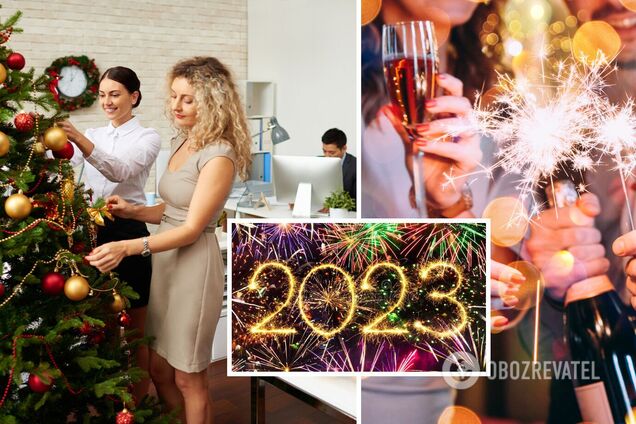 Поздравления с Новым годом 2023 года коллегам - оригинальные пожелания стихи и проза - открытки и картинки - тосты на корпоратив